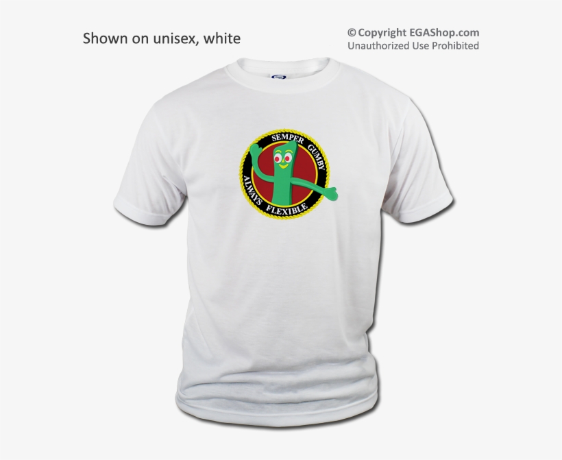 Semper Gumby T-shirt At Egashop - Semper Gumby Shirt, transparent png download