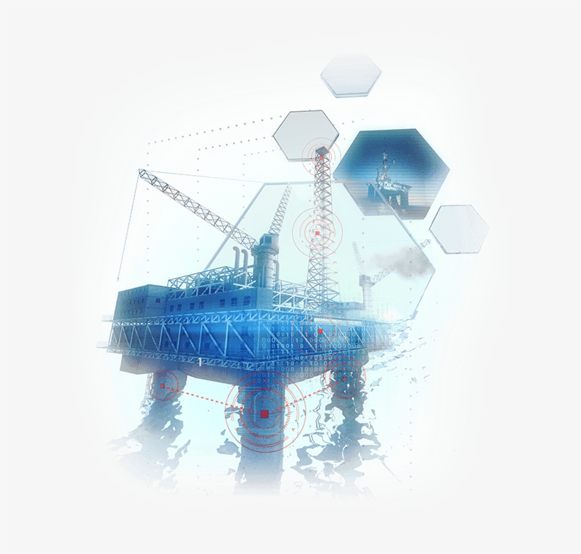 Offshore Structure Monitoring - Illustration, transparent png download