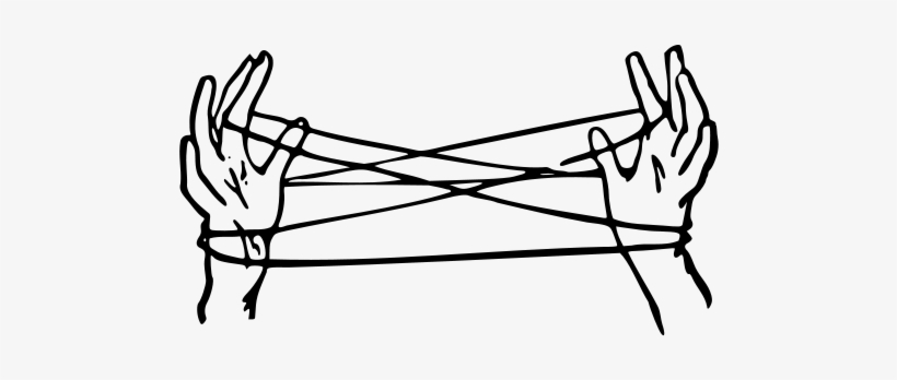From My Book Of Indoor Games By Clarence Squareman, - Cat's Cradle, transparent png download