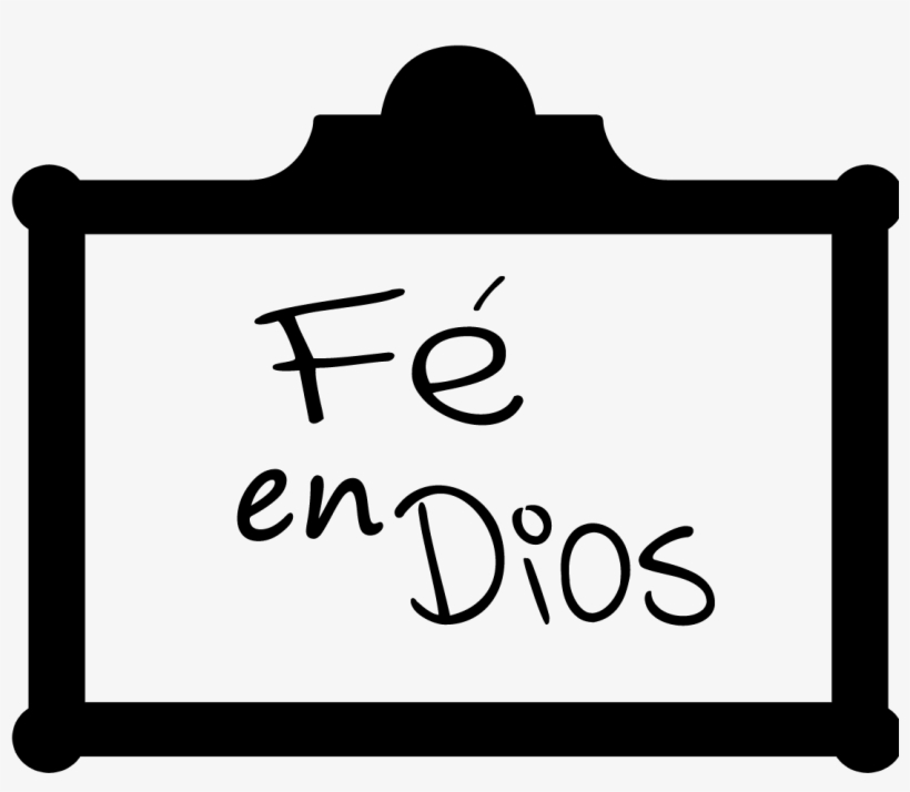 A Más Problemas Más Confianza En Dios - Dios Letrero, transparent png download