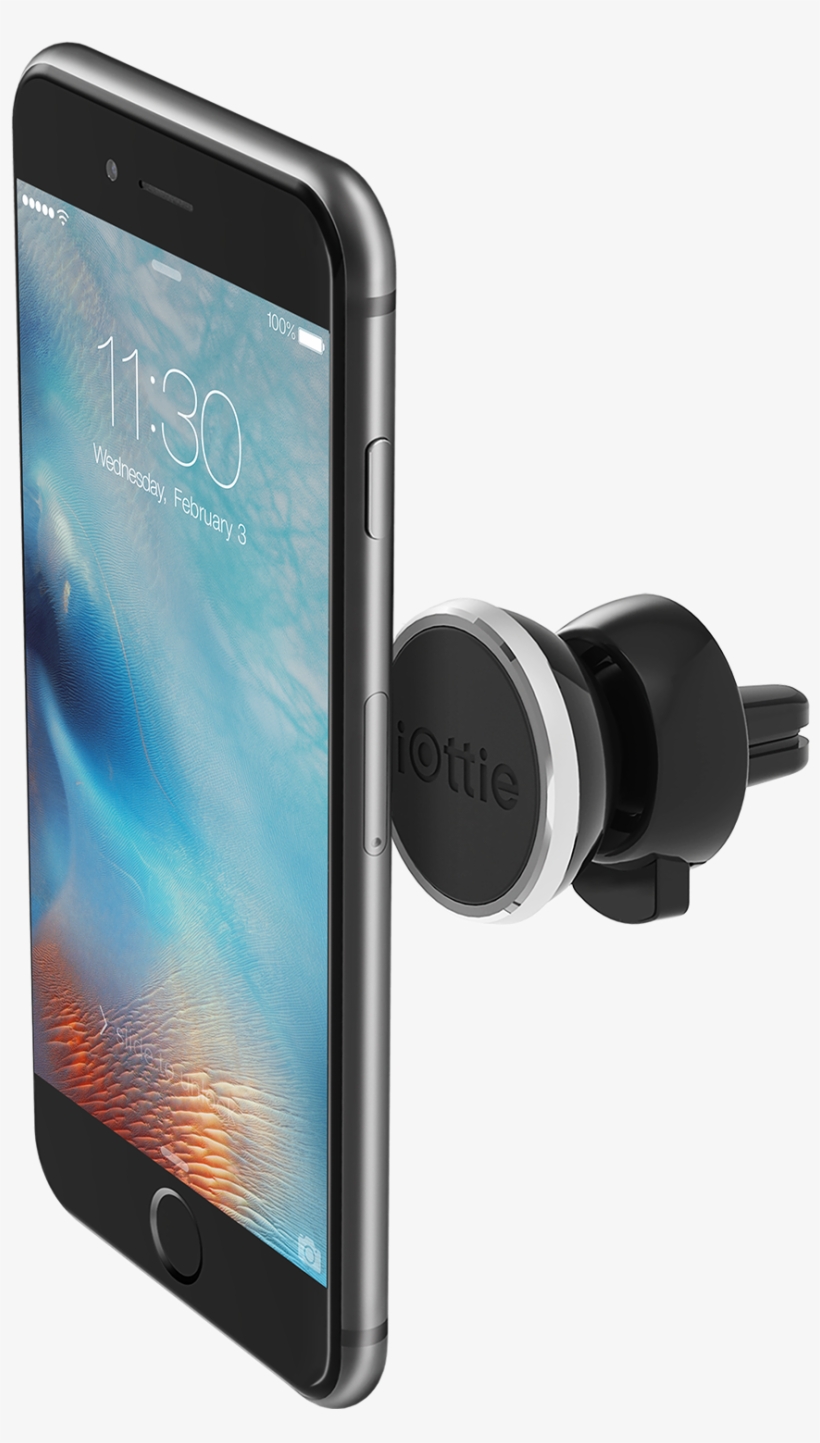 Iottie Itap Magnetic Air Vent Car Mount Holder For - Iottie Itap Magnetic Air Vent Car Mount - Black, transparent png download