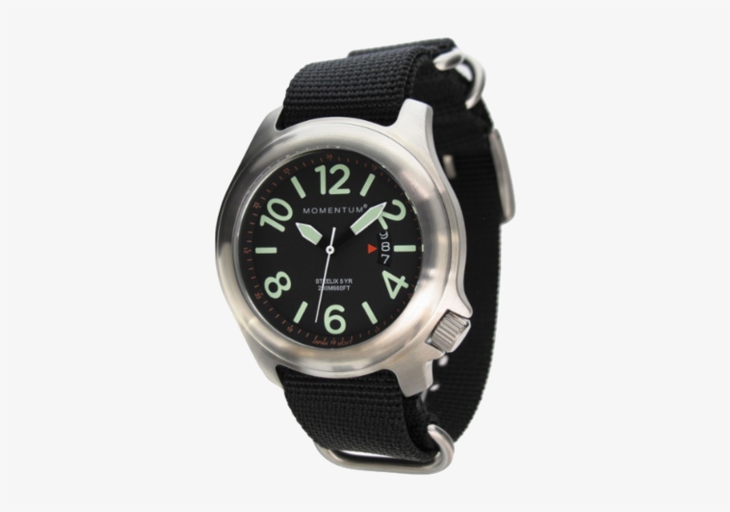 Image Of Momentum Steelix Watch- Nylon - New Men's Momentum Watch Steelix Nato Watch, Osfa,, transparent png download