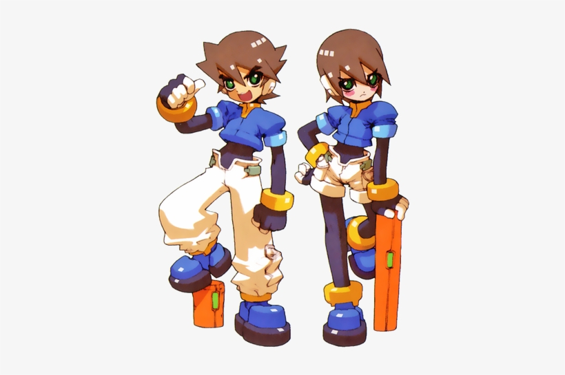 Vent And Aile - Megaman Zx Aile And Vent, transparent png download