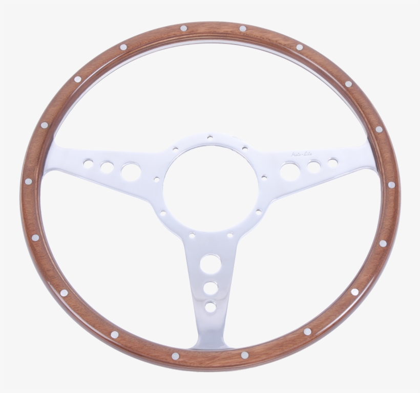 Moto Lita 14" Mahoghany Steering Wheel - Volant Bois Triumph, transparent png download