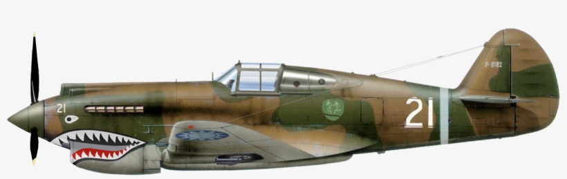 P 40c Which Boyington Flew For The 1st Pursuit Squadron, - Gregory Boyington P 40, transparent png download