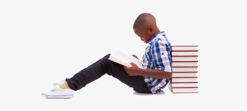 People Reading Png - Black People Reading, transparent png download