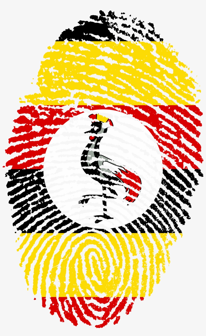 Uganda Flag Fingerprint Country 653059 - Digital Bandeira Do Brasil, transparent png download