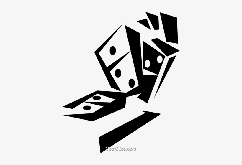 Dominos Royalty Free Vector Clip Art Illustration - Illustration, transparent png download