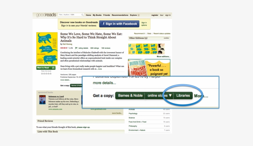 Institution - Goodreads - Some We Love, Some We Hate, Some We Eat, transparent png download
