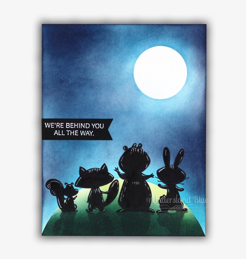 We Must Celebrate Illuminated Silhouette Card By Understand - Poster, transparent png download