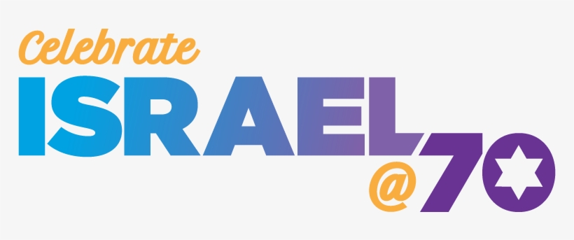 Israel 70 Anniversary Logo, transparent png download
