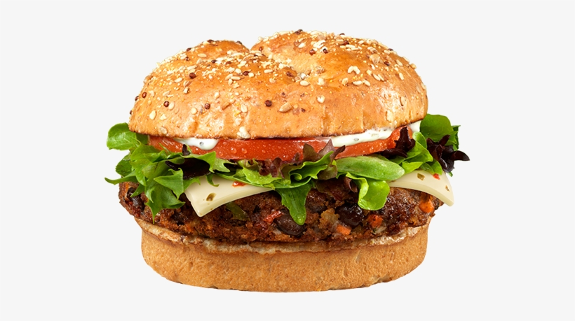 Black Bean Burger - Wendy's Black Bean Burger, transparent png download