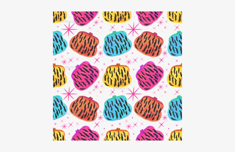 Watercolor Colorful Clutch Purses Giftwrap - Baked Goods, transparent png download