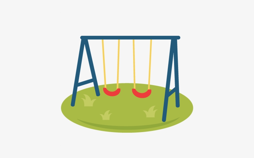 Playground Swings Svg Scrapbook Cut File Cute Clipart - Swing Clipart Png, transparent png download