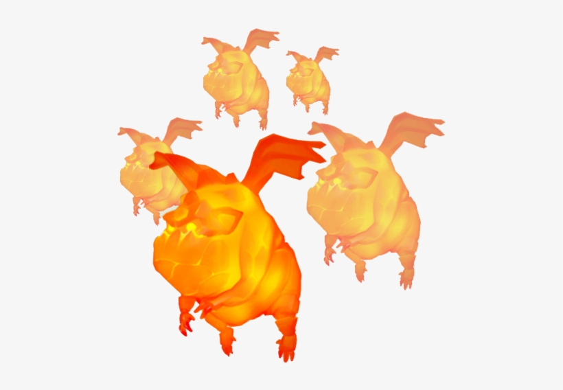 Clash Of Clans Lava Hound Png - Clash Of Clans Lava Hound Pups, transparent png download