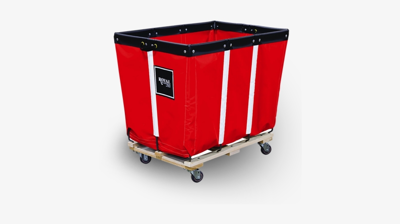 Royal Basket Trucks - Perm Liner Truck, 16 Bu, Red Vinyl, Wood Base, 2 Rg/2, transparent png download
