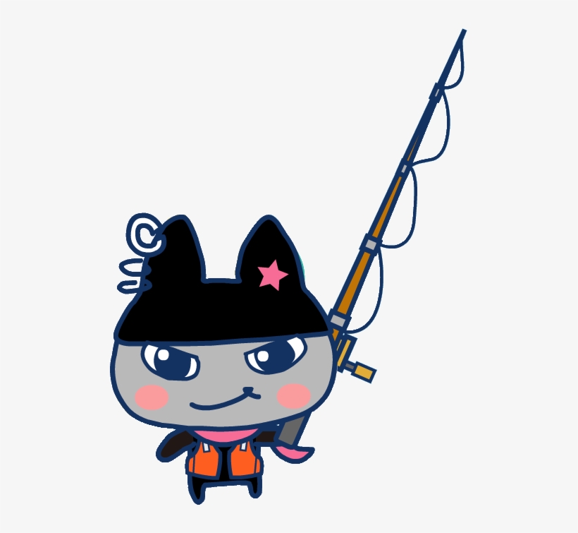 Kuromame Fisherman - Tamagotchi Kuromametchi, transparent png download