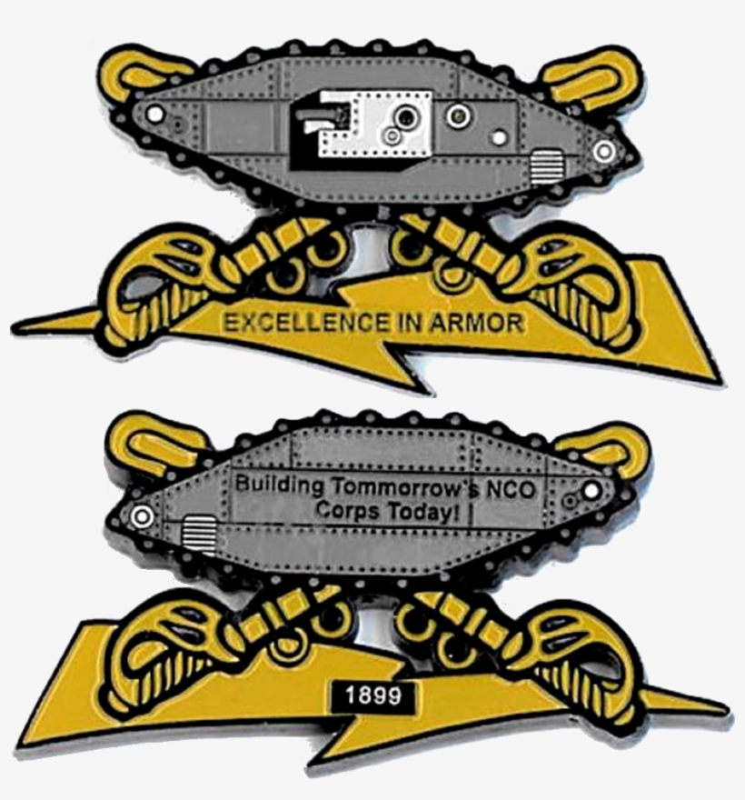 Us Army Excellence In Armor Coin - Excellence In Armor Badge, transparent png download