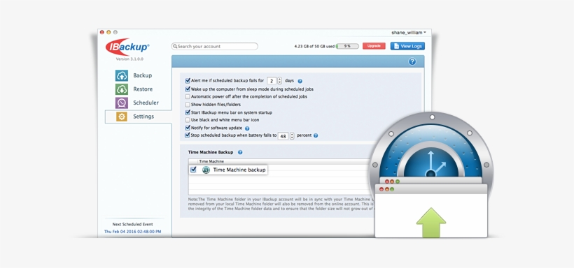 Backup Time Machine To The Cloud - Time Machine Backup Cloud, transparent png download