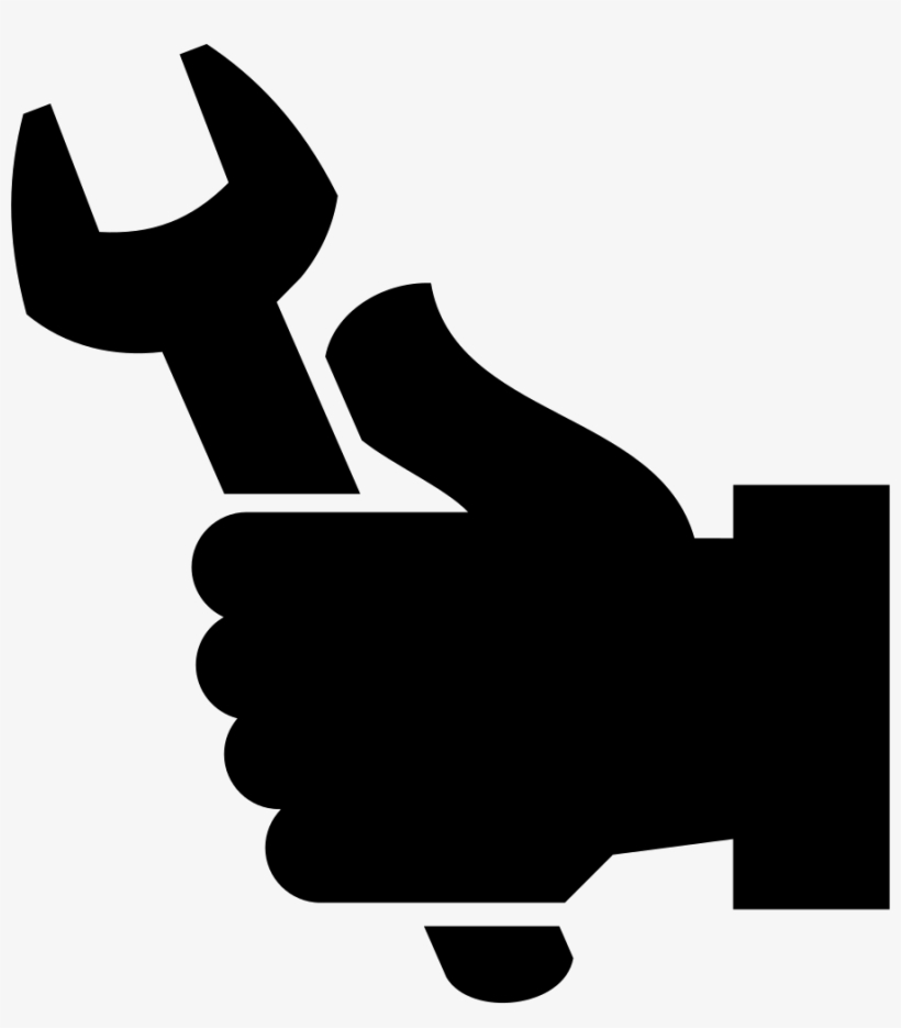 Png File - Mobile Mechanic Clipart Black And White, transparent png download