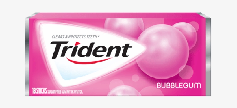 Trident Gum Bubble Gum - Trident Bubble Gum, transparent png download