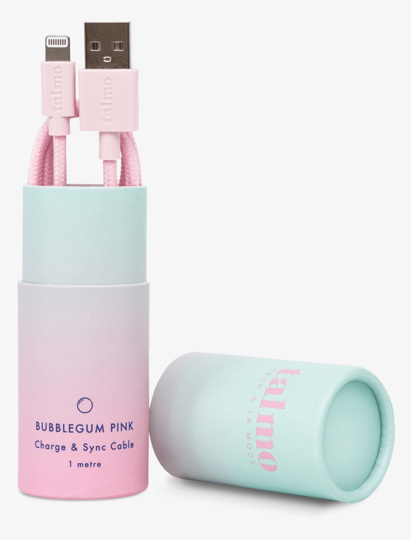 Iphone Cable In Bubblegum Pink - Lightning, transparent png download