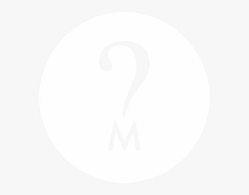Mystery Manila - Help Icon White Png, transparent png download