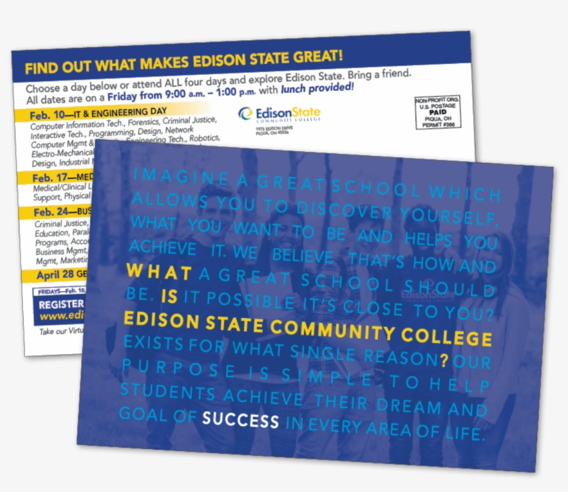 Direct Mail Postcard - Maltings College PNG Image | Transparent PNG ...