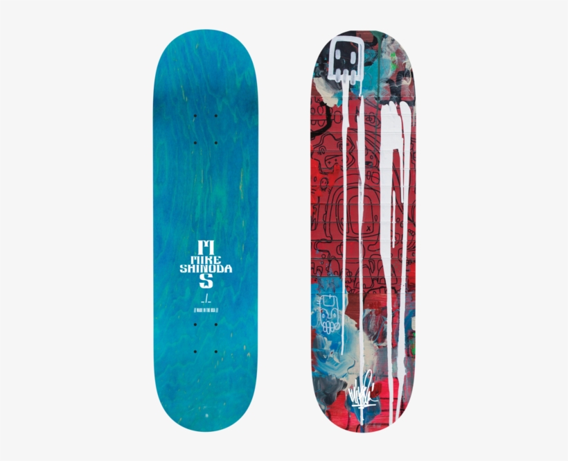 Connected Triptych Skate Deck - Mike Shinoda, transparent png download