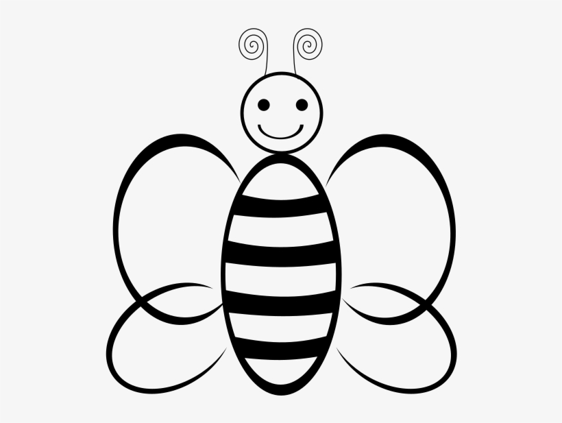 Western Honey Bee T-shirt Beehive - Honey Bee Black And White, transparent png download
