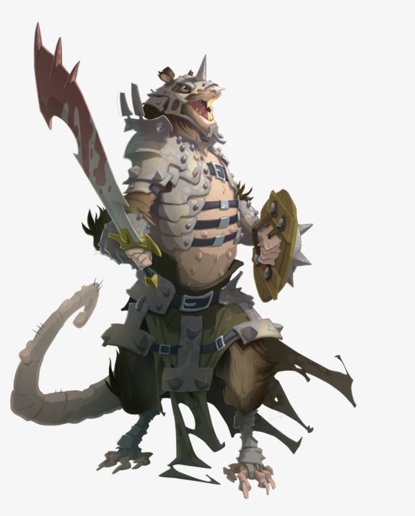 Guillotine Games - Massive Darkness Ratlings Painted, transparent png download