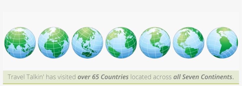 Travel Talkin' Has Visited Over 60 Countries Located - Earth, transparent png download