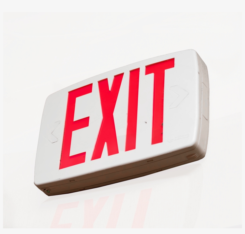 You Must Download And Complete This Form Before We're - Exit Sign, transparent png download