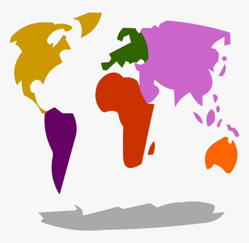 Continents Of The World - Continents Icon, transparent png download