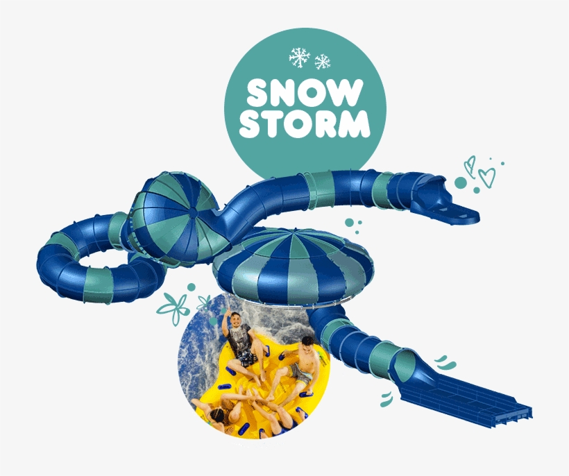 Alpamare Snow Storm Slide - Alpamare Scarborough Snow Storm, transparent png download