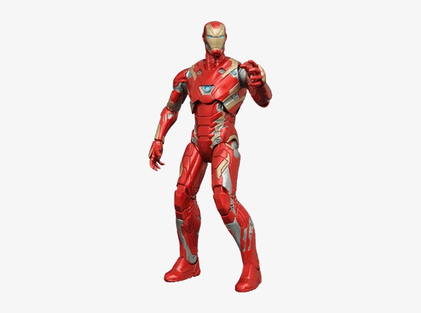 Civil War - Iron Man Civil War Figure, transparent png download