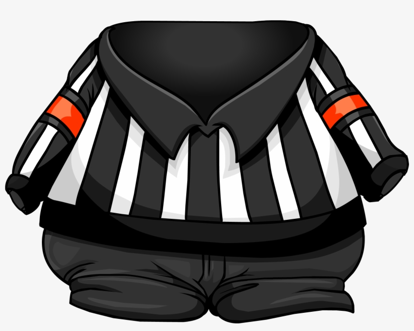 Hockey Referee - Ice Hockey Referee Cartoon, transparent png download