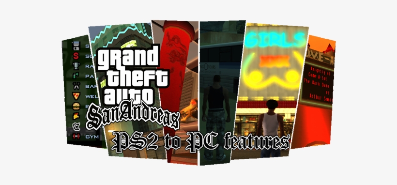 Ps2flnew - Grand Theft Auto San Andreas [pc Game], transparent png download