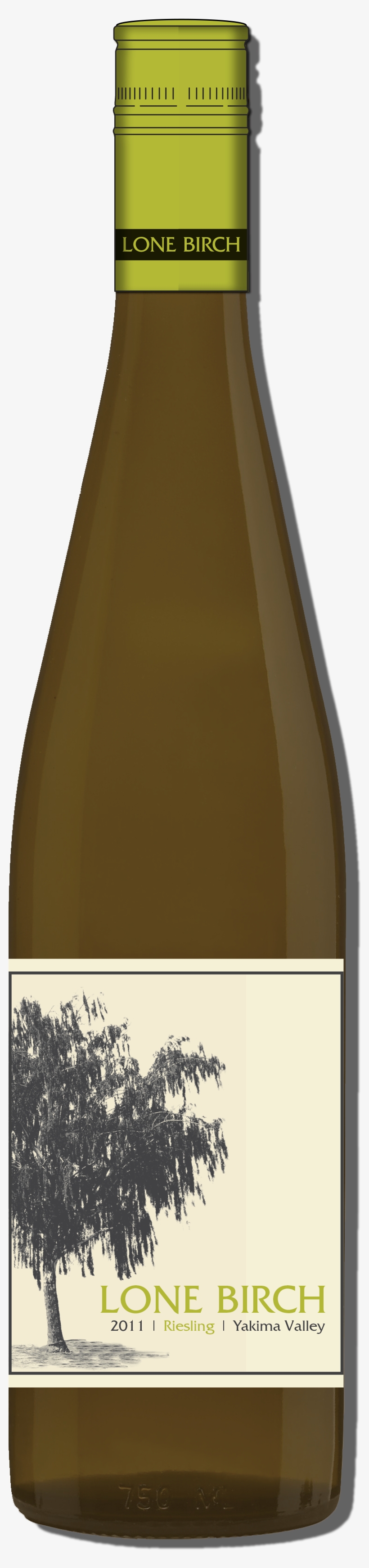 Lone Birch Riesling - 2015 Lone Birch Riesling, transparent png download