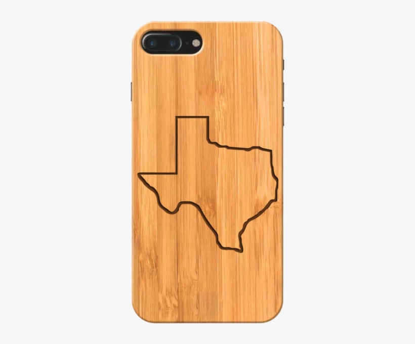 Texas Map Wooden Phone Case - Falls City Beaver Football 2017, transparent png download