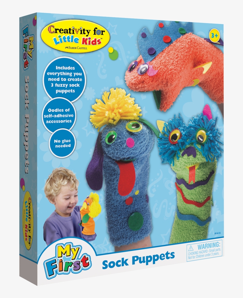 Creativity For Kids My First Sock Puppets - Sock Puppets, transparent png download