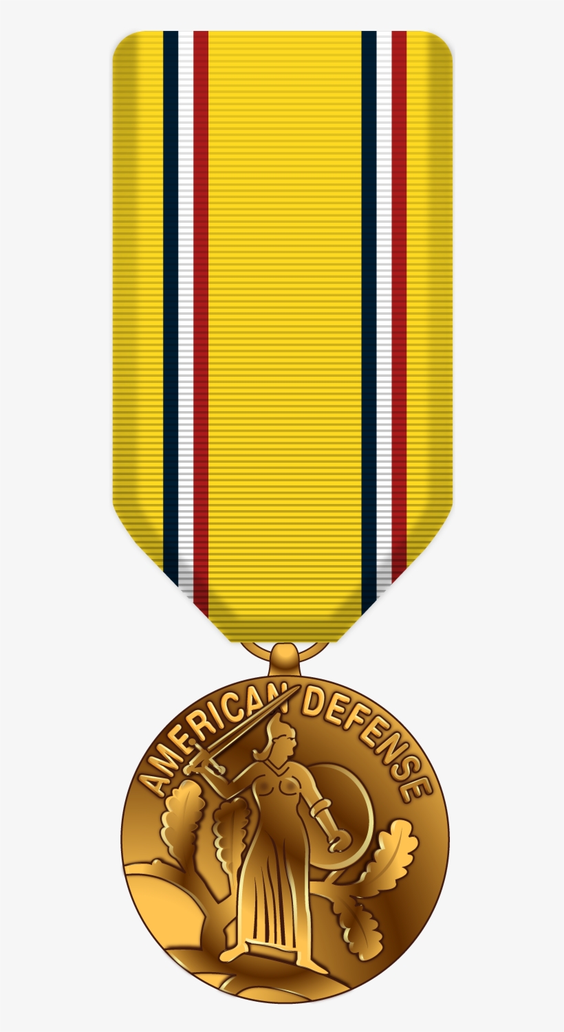 American Defense Service Medal - American Defense Service Medal Png, transparent png download