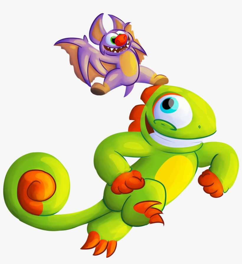 Yooka - Laylee - Cartoon, transparent png download