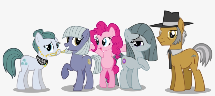 Pinkie Pies Family - My Little Pony Pinkie Family, transparent png download