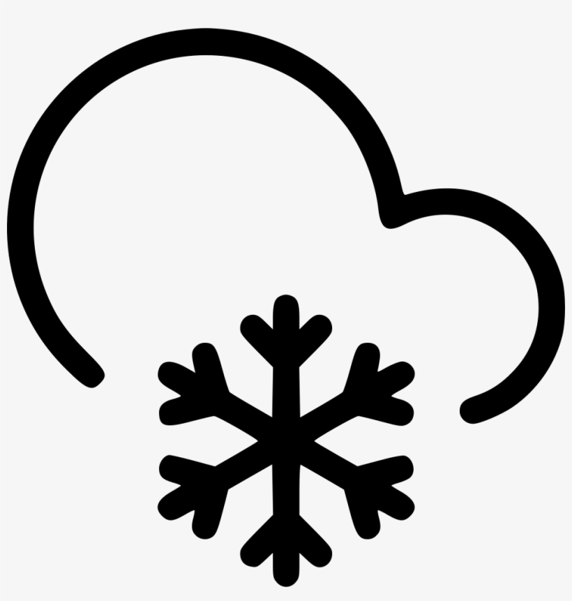 Frosty Cloud Snow Snowflake Comments - Air Conditioning Cool Icon, transparent png download