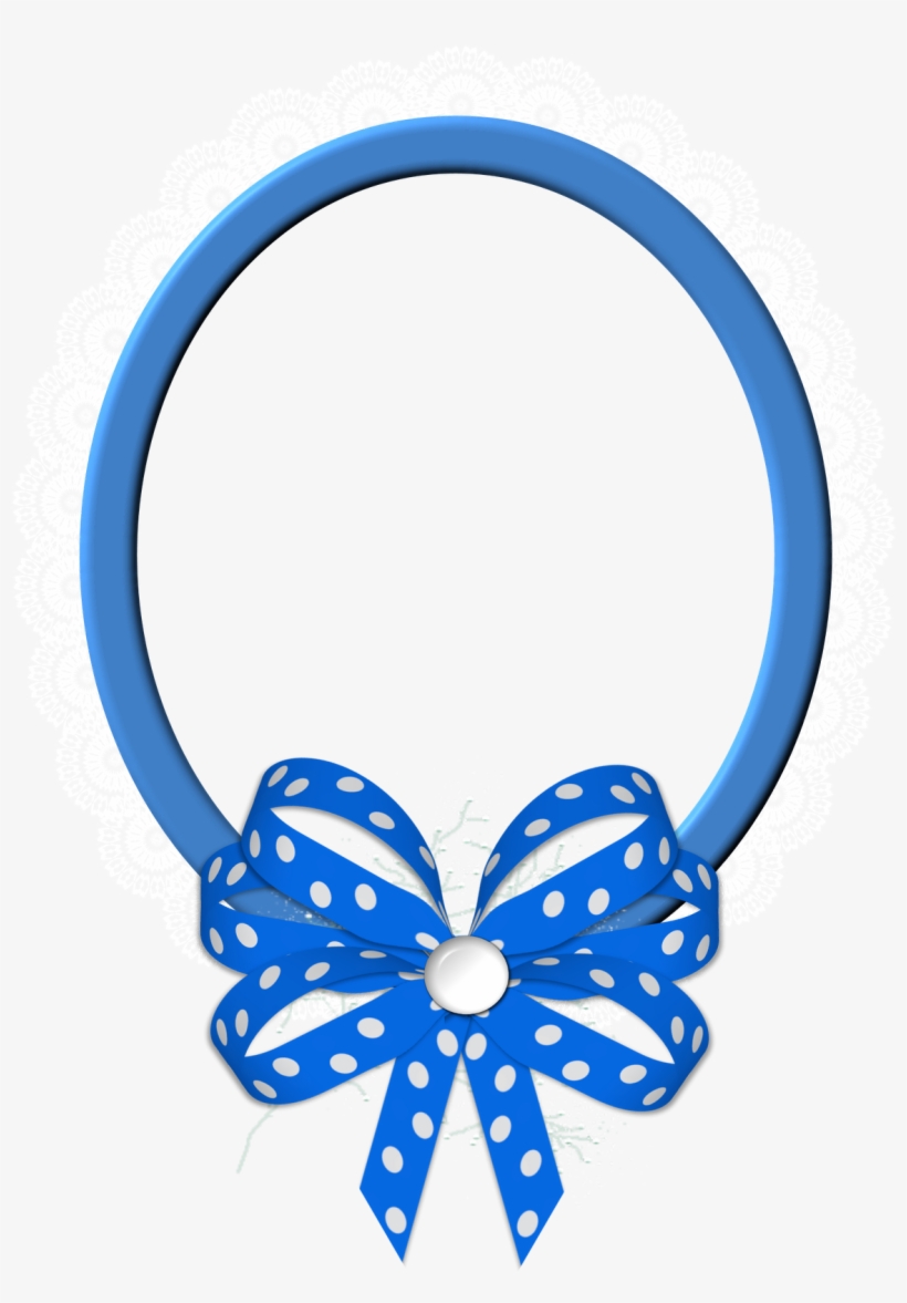 Marcos Para Fotos, Formato Png - Mavi Yuvarlak Çerçeve Png, transparent png download