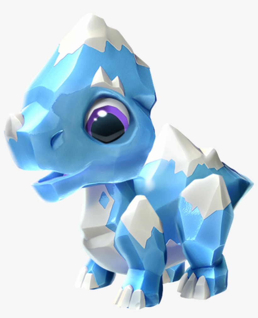 Frosty Dragon Baby - Portable Network Graphics, transparent png download