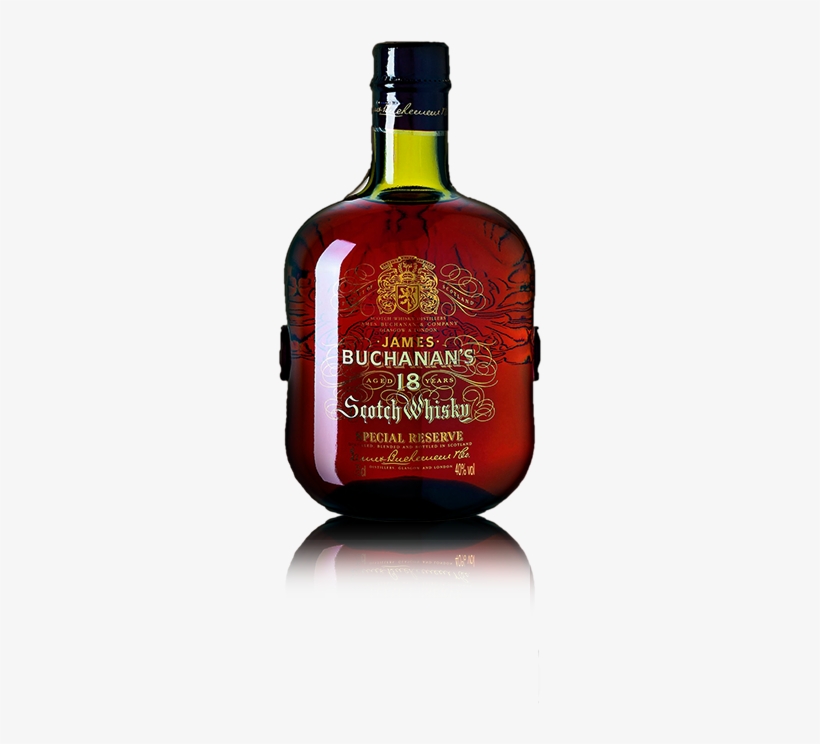 Buchanan's Blended Scotch Whisky 18 Years - Whisky Buchanans 18 Anos, transparent png download