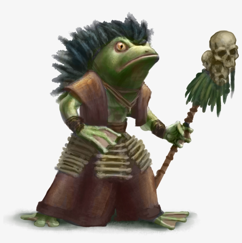 Druid Of The Swamp - Bullywug Druid, transparent png download
