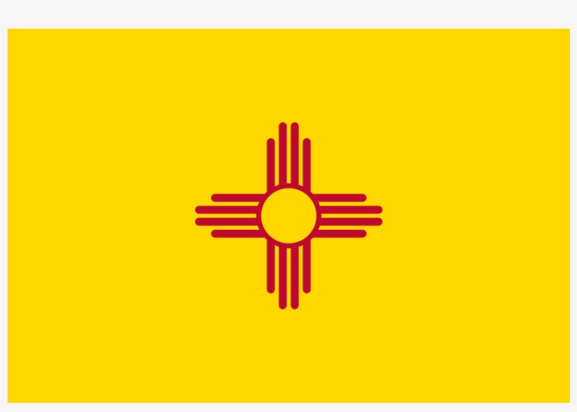 Download Svg Download Png - New Mexico Flag Vector, transparent png download